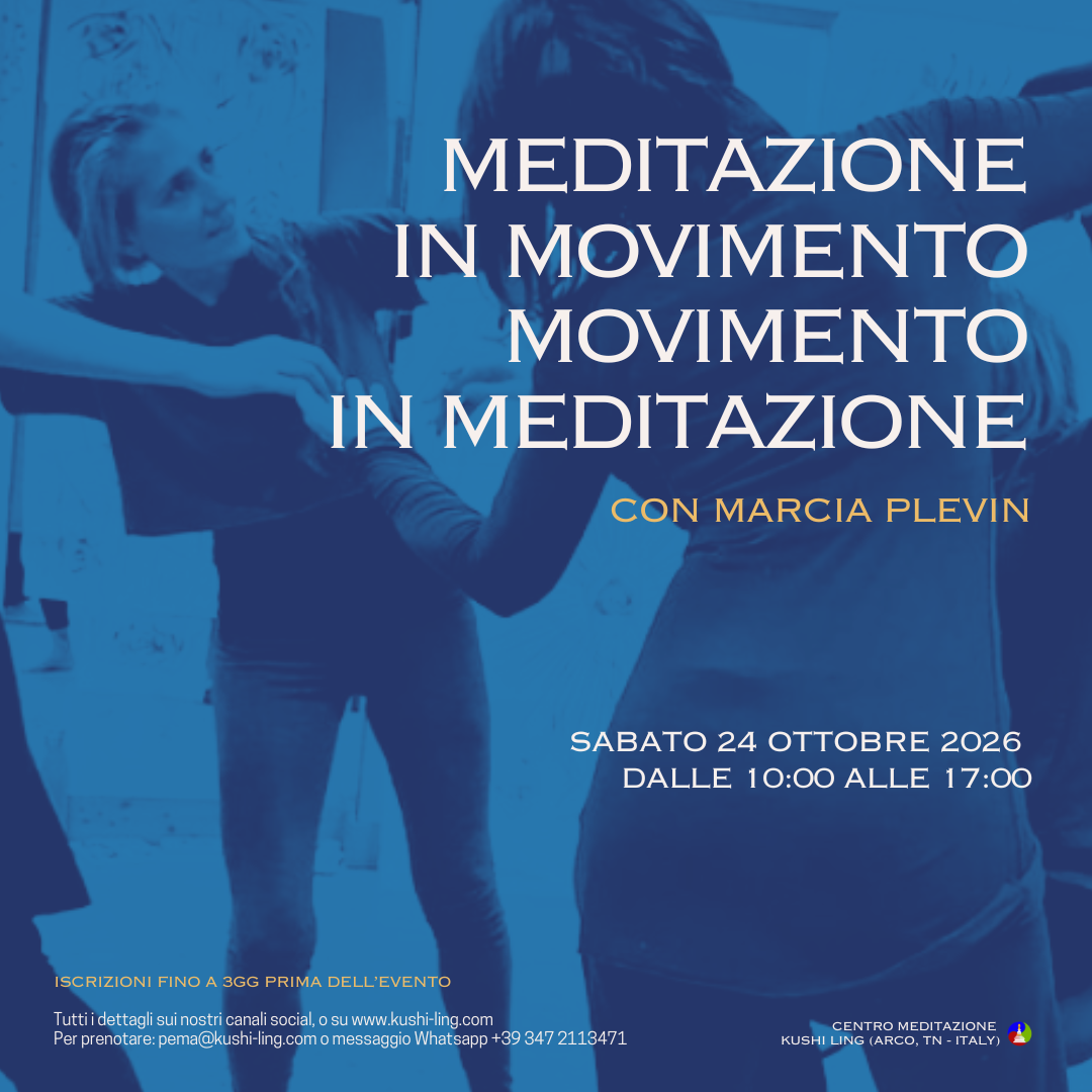 Meditazione in Movimento – Movimento in Meditazione con Marcia Plevin